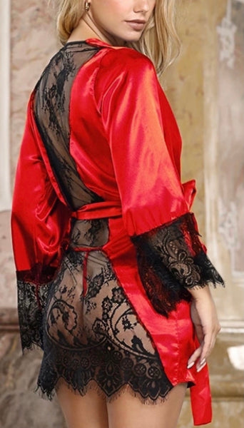 Zaddy Catcher Kimono Robe - Fashdime