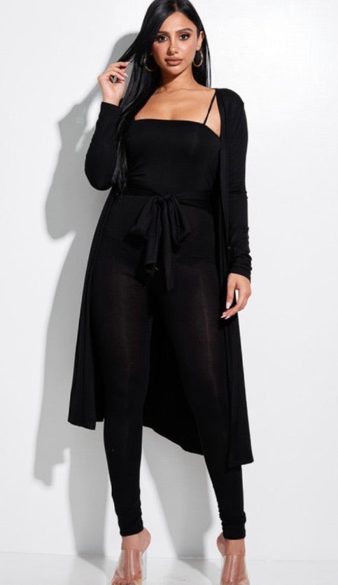2pc Cardigan and Jumpsuit - Fashdime